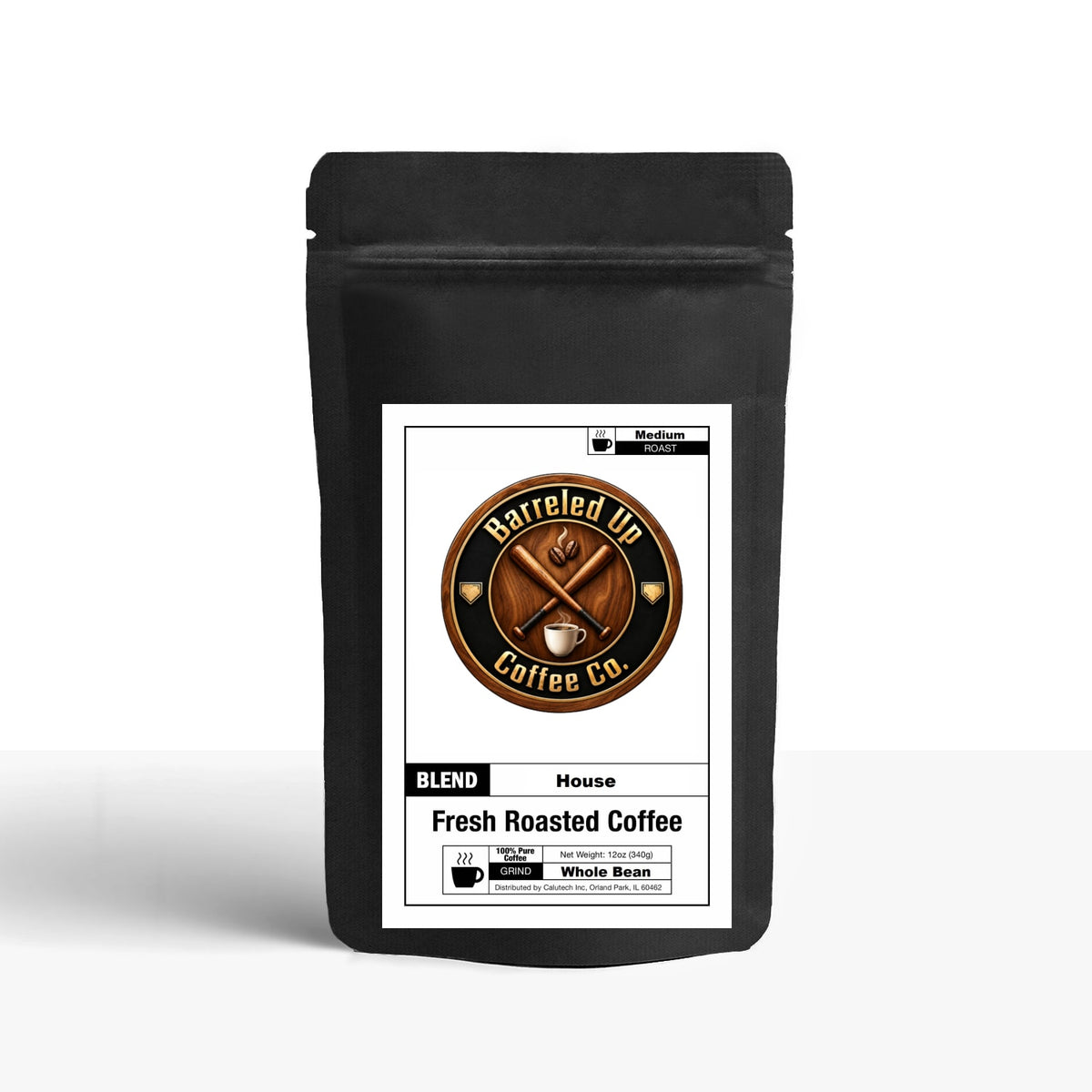Barreled Up Coffee Co. House Blend coffee bag