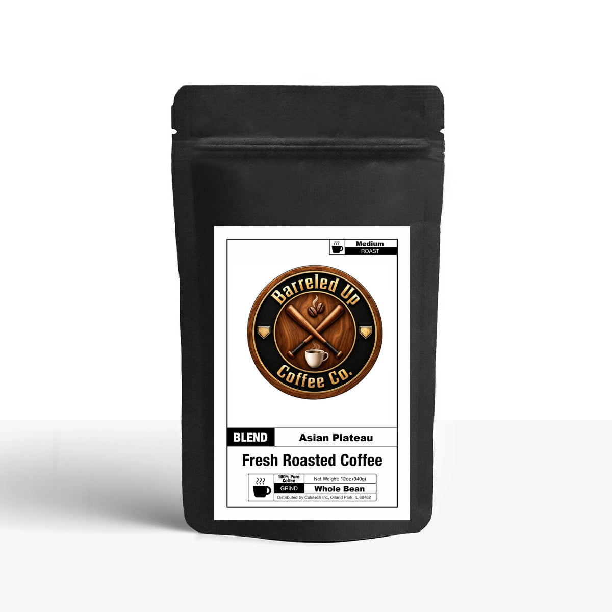 Barreled Up Coffee Co. Asian Plateau Blend coffee bag