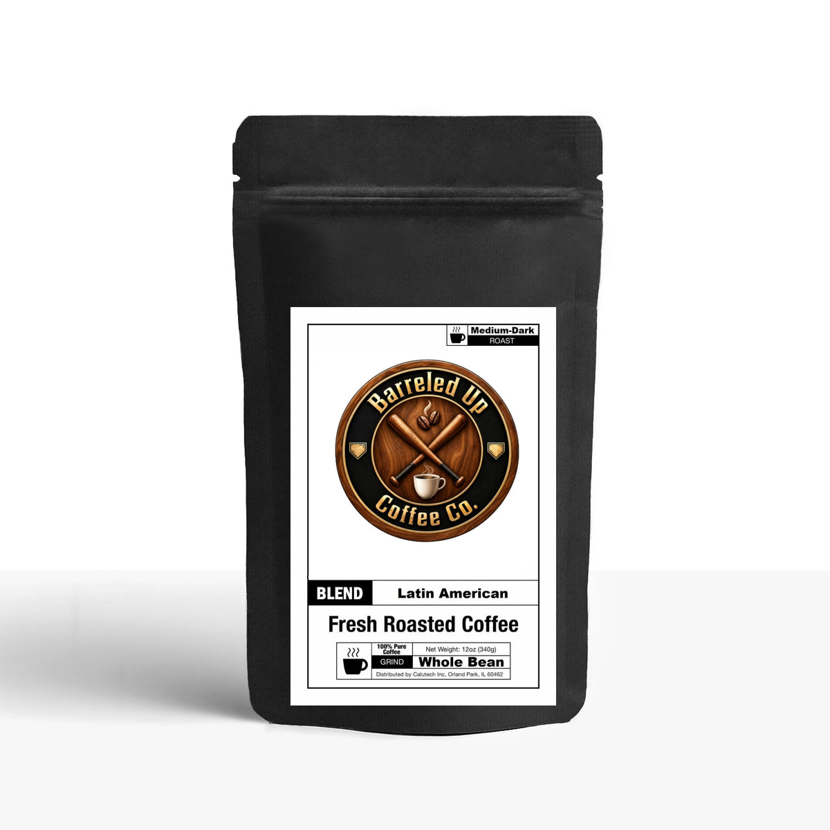 Barreled Up Coffee Co. Latin American Blend coffee bag
