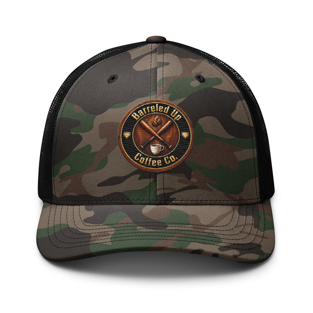 Barreled Up Coffee Co. Camouflage Trucker Hat