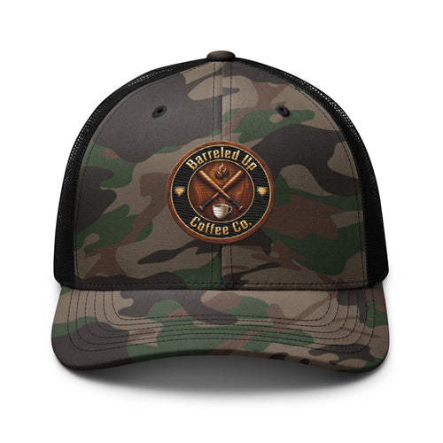Barreled Up Coffee Co. Camouflage Trucker Hat