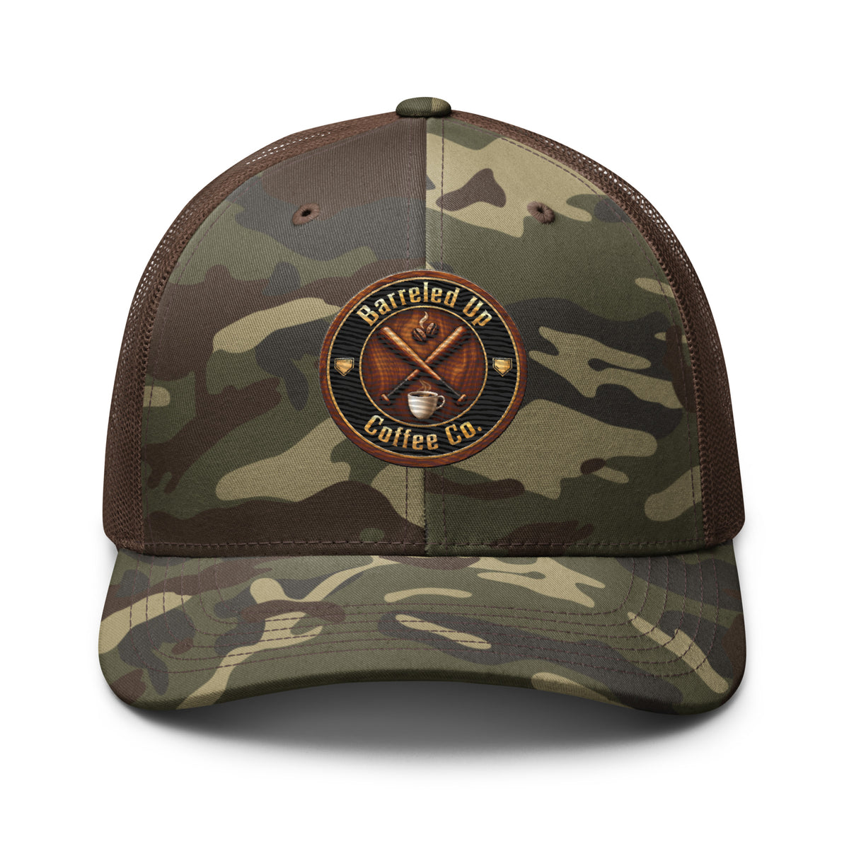 Barreled Up Coffee Co. Camouflage Trucker Hat