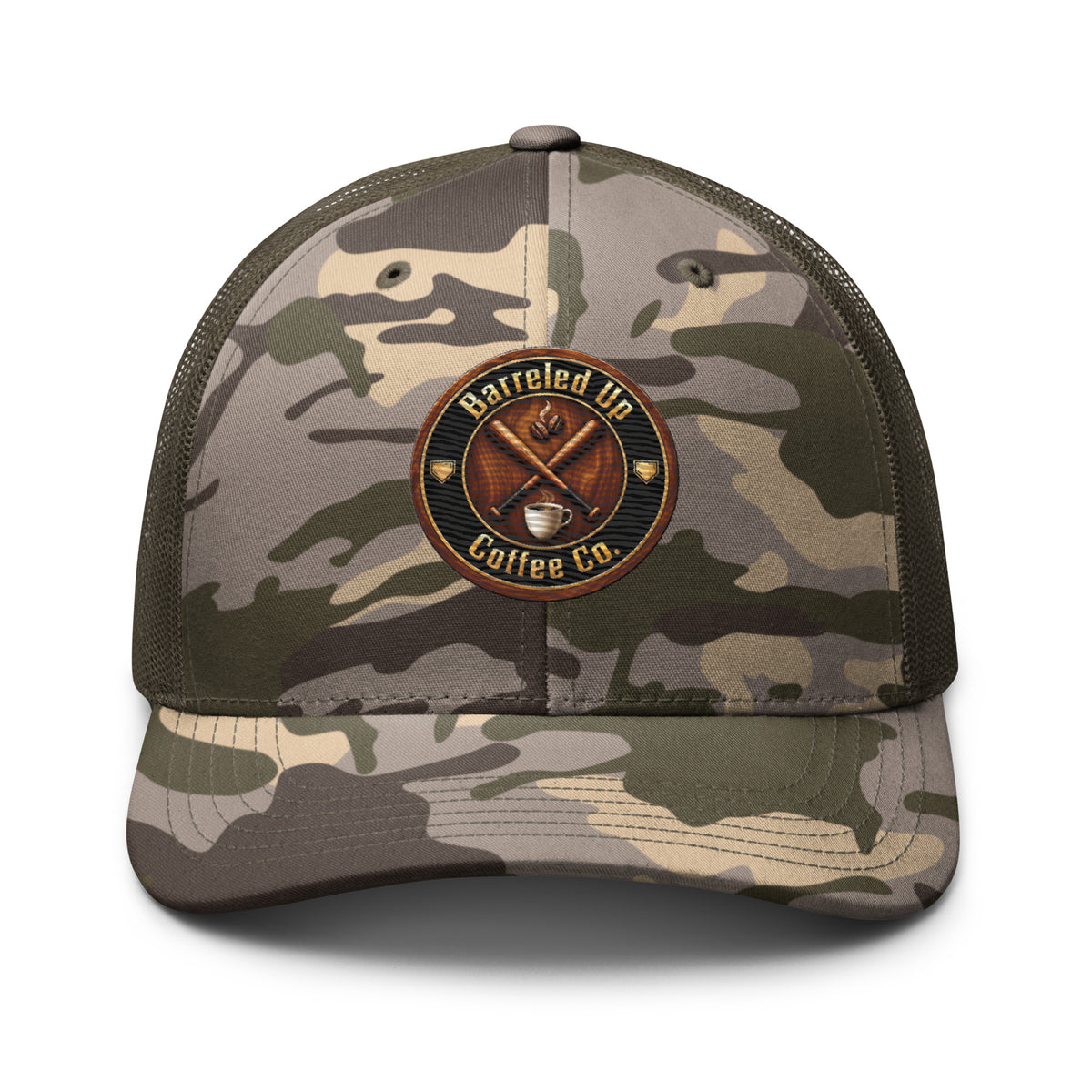 Barreled Up Coffee Co. Camouflage Trucker Hat