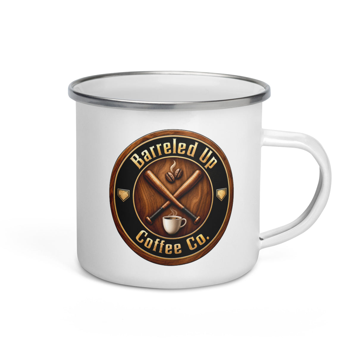 Barreled Up Coffee Co. Enamel Mug