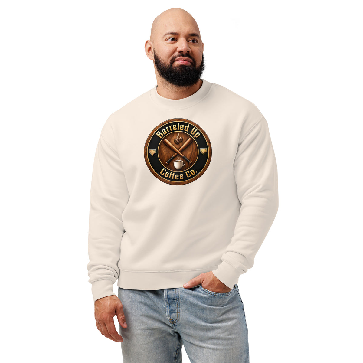 Barreled Up Coffee Co. Unisex Relax Crew Neck Sweatshirt