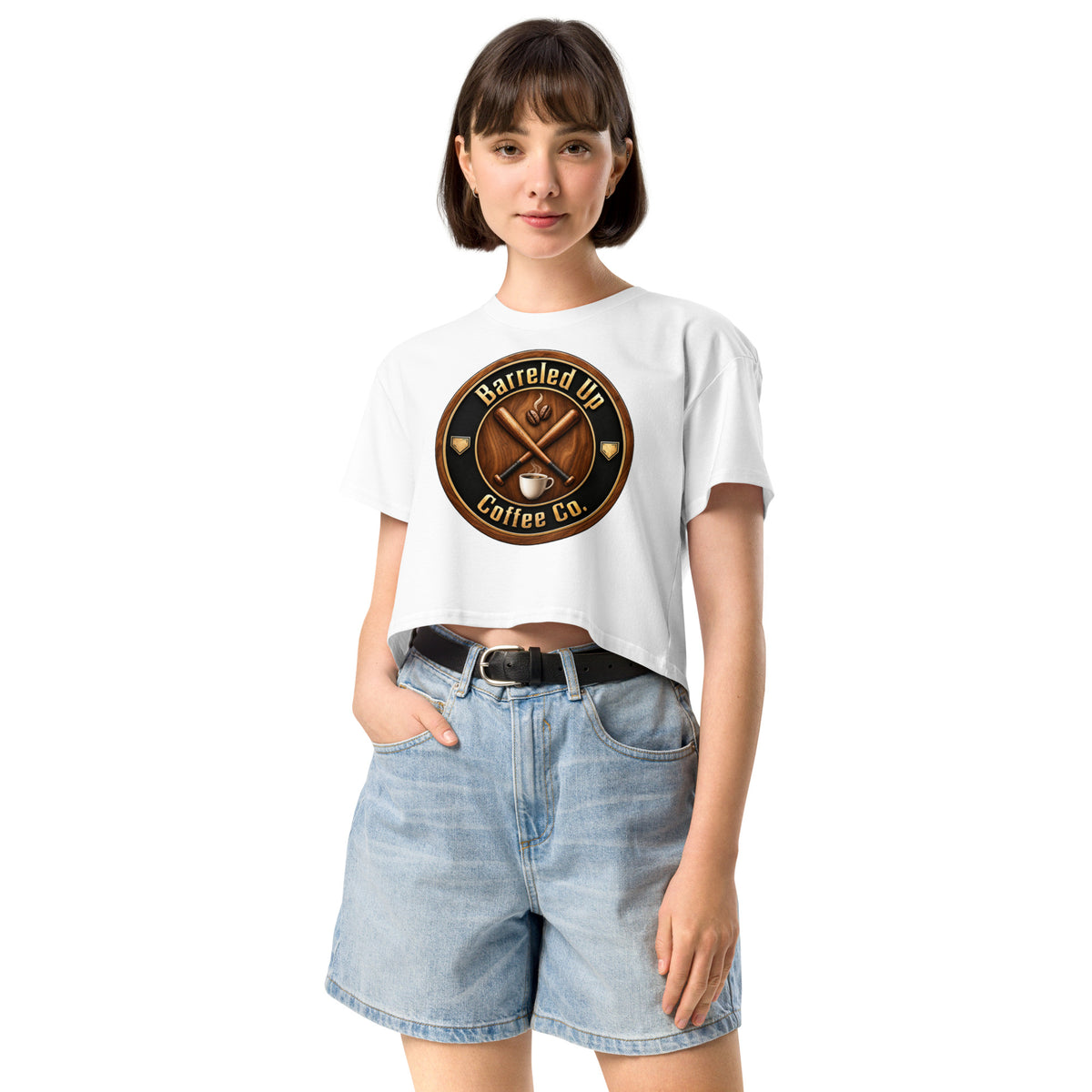 Barreled Up Coffee Co. Women’s Crop Top